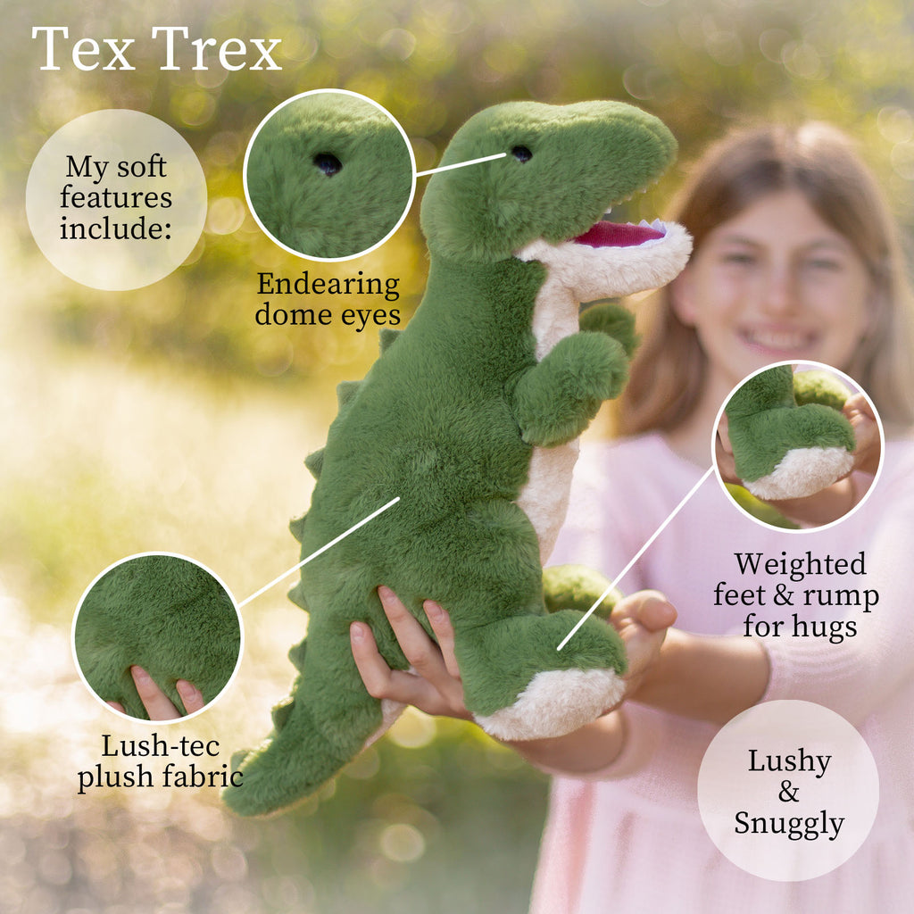 Eco-friendly Trex stuffed animal for kids - high quality plush toy