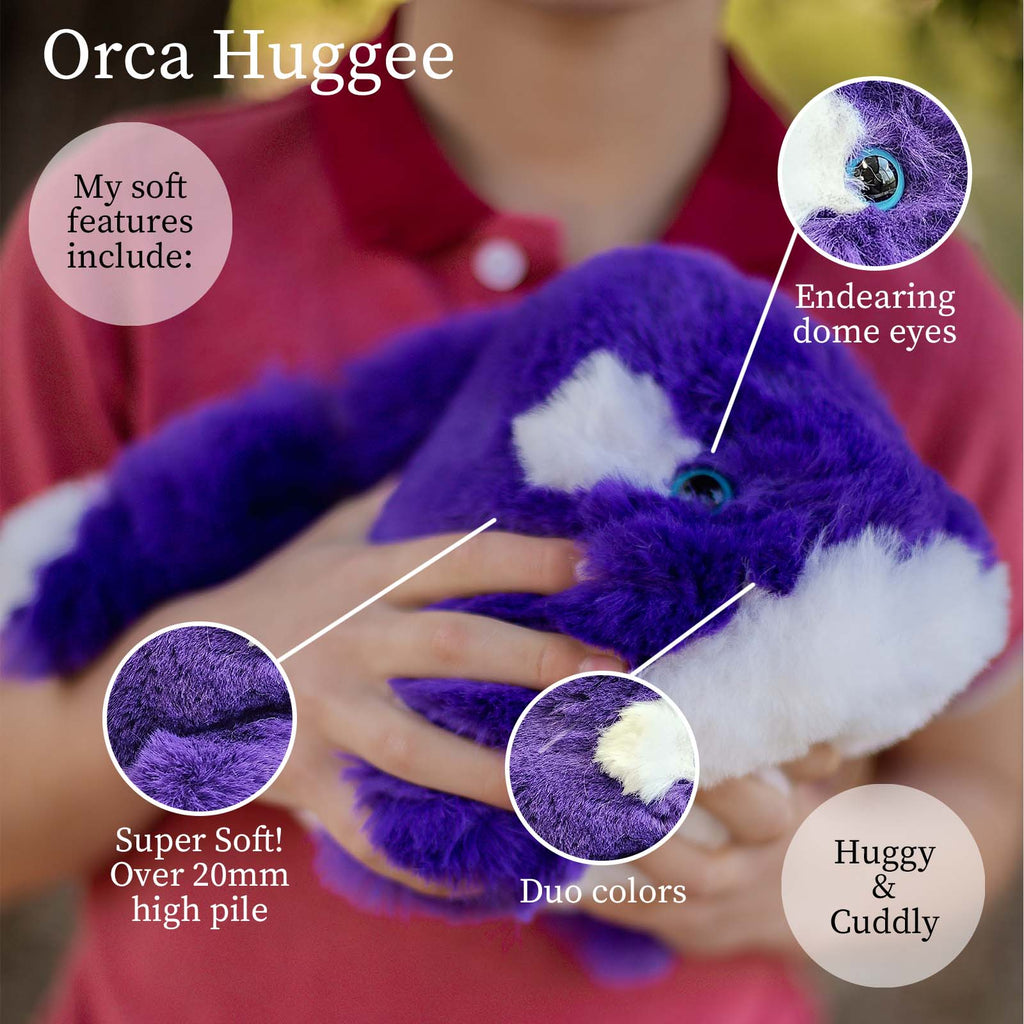 Eco-friendly orca stuffed animal for kids - high quality plush toy