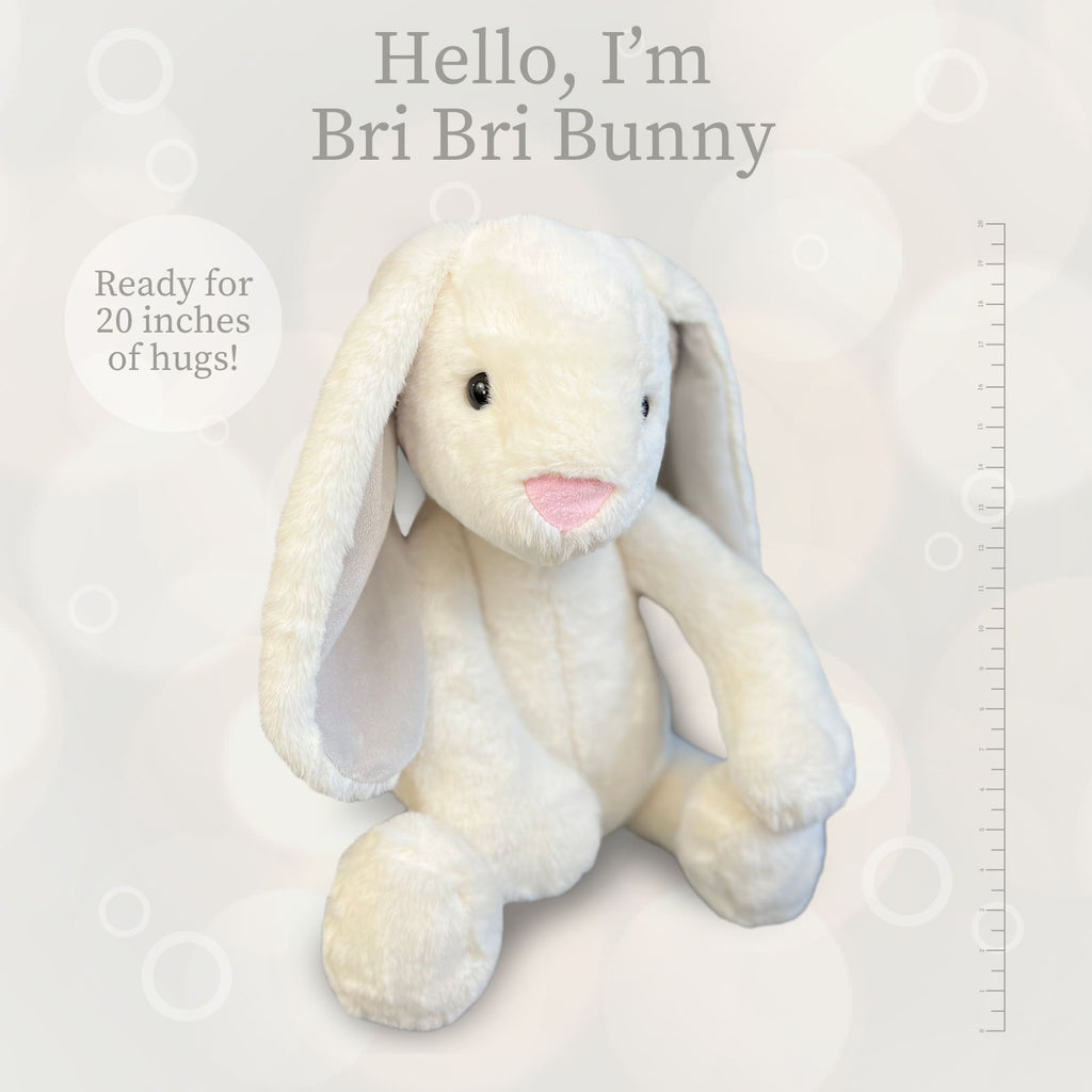 Eco-friendly extra large bunny stuffed animal for kids - high quality plush toy