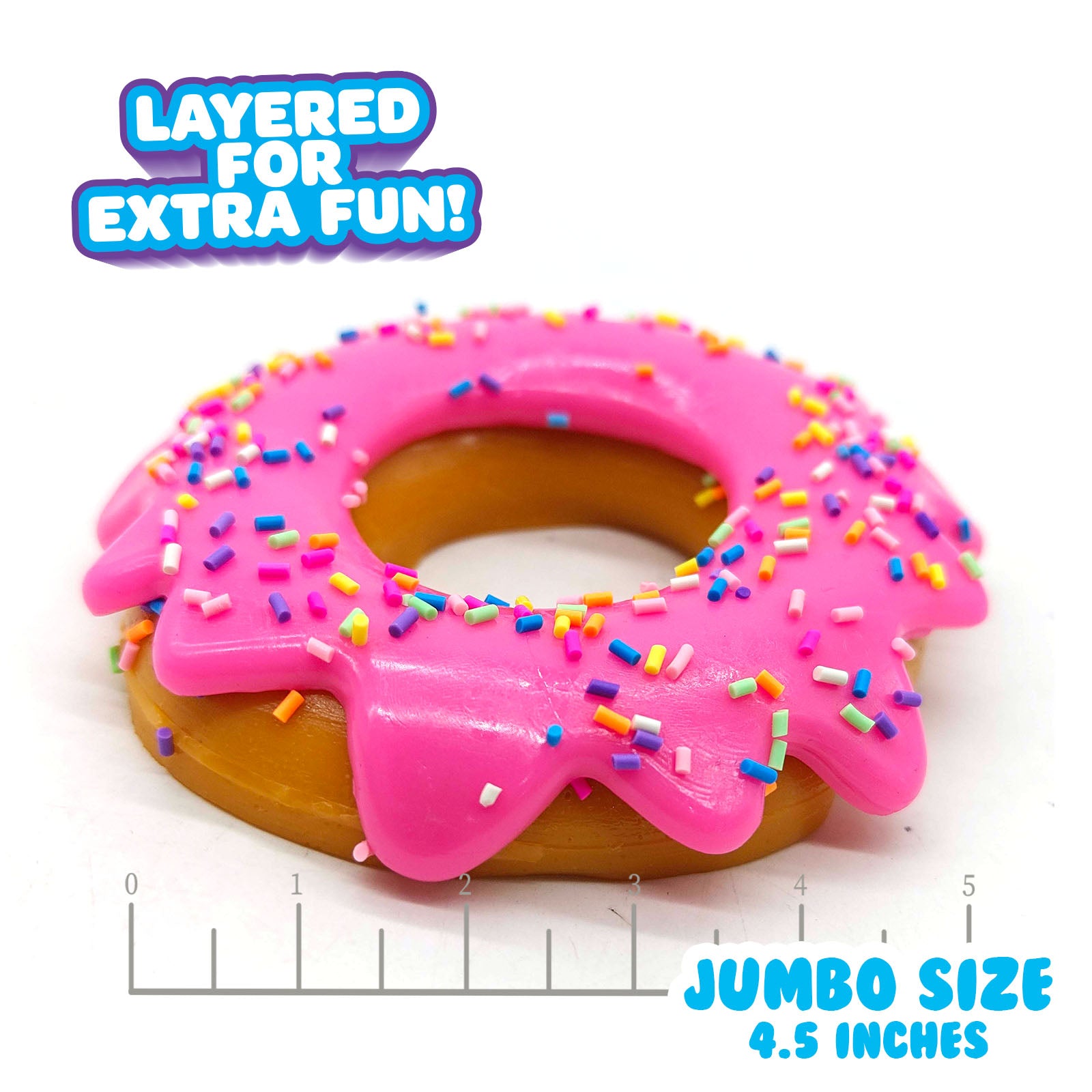 MushMeez TABA Squishies Donut inches (layered, squishy