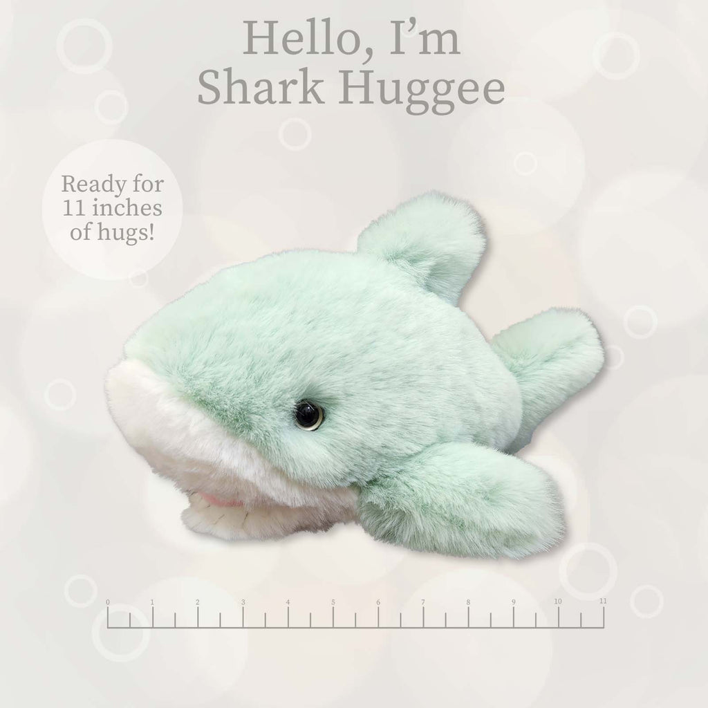 Huggee World's Softest Plush Green Shark Huggee 11