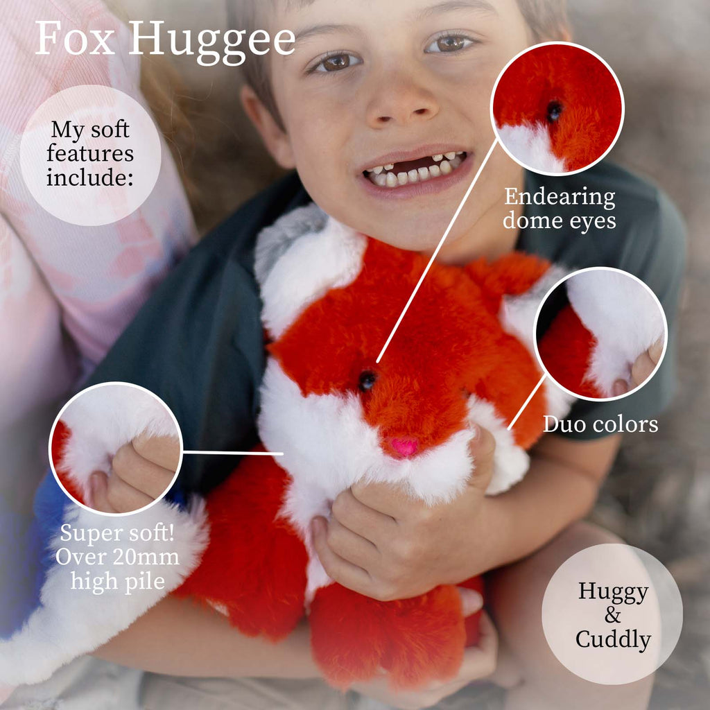 Eco-friendly red fox stuffed animal for kids - high quality plush toy